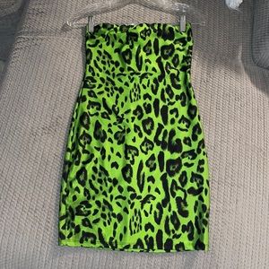 Leopard Print Mini Dress